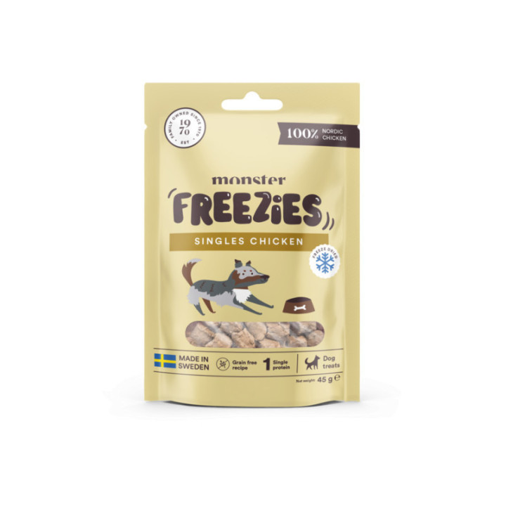 Monster Hundgodis Freezies Kyckling 45 g