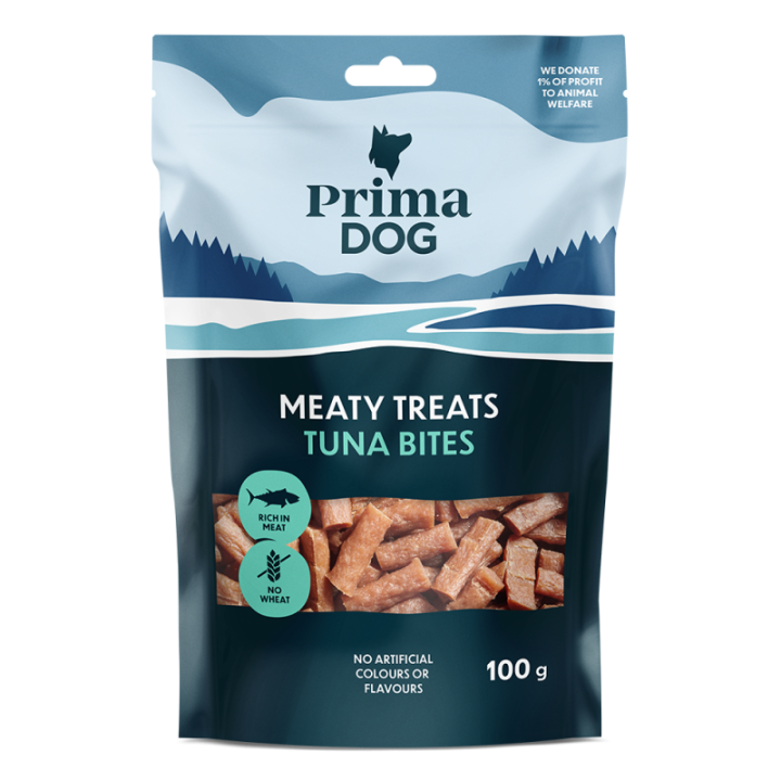 PD Meaty Treats Tonfiskbitar 100g