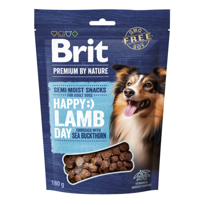 Brit PbN Semi-moist Snacks Lamm & Havtorn 180g
