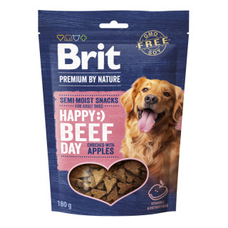 Brit PbN Semi-moist Snacks Biff & Äpple 180g