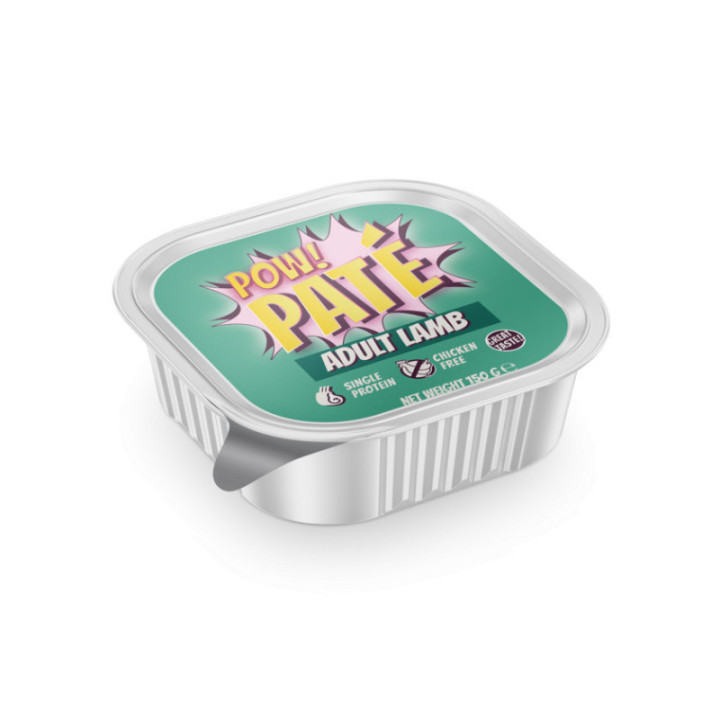POW! Hund Vuxen Lamm Paté 150 g
