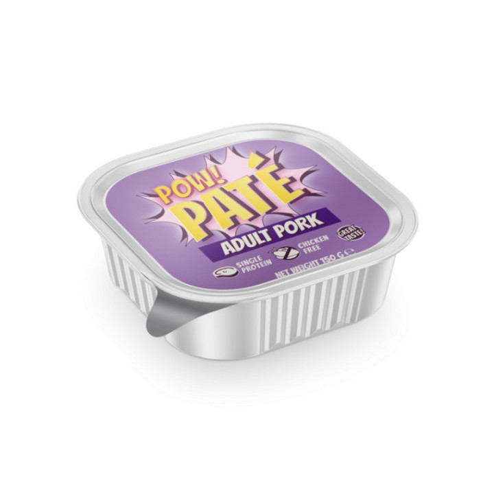 POW! Hund Vuxen Fläsk Paté 150 g
