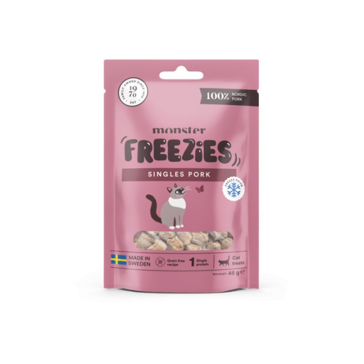 Monster Kattgodis Freezies Fläsk 45 g