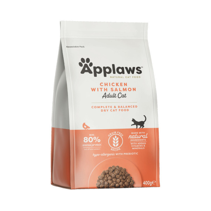 Applaws Vuxen Kyckling & Lax 400g