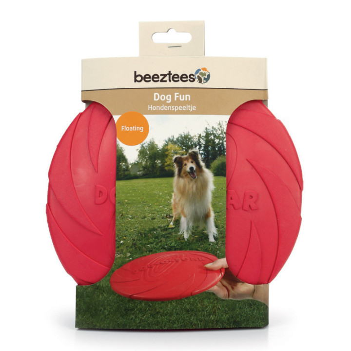Frisbee i Gummi mixade färger 22 cm