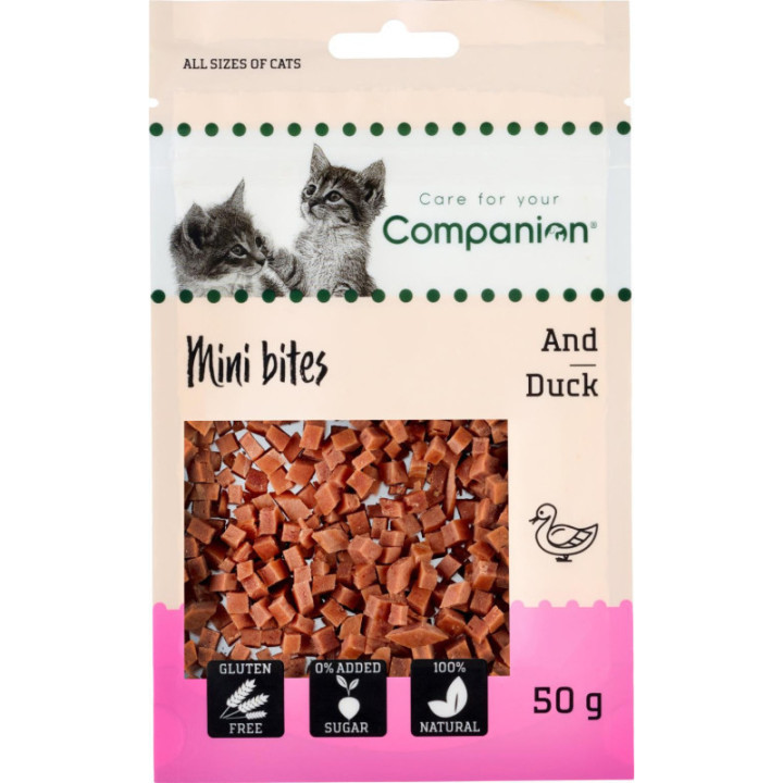 Companion Katt Mini Anka bitar 50g
