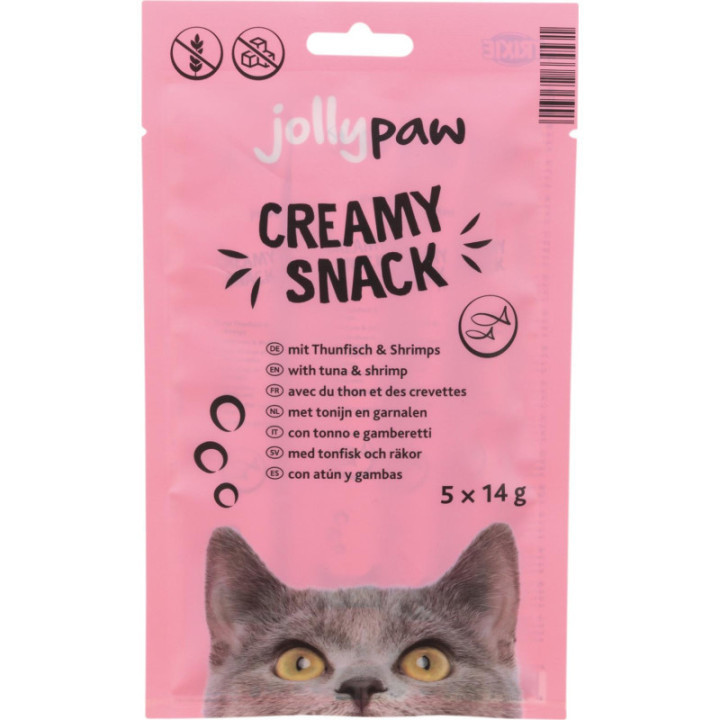 Krämig Snack med räkor, 5 × 14g