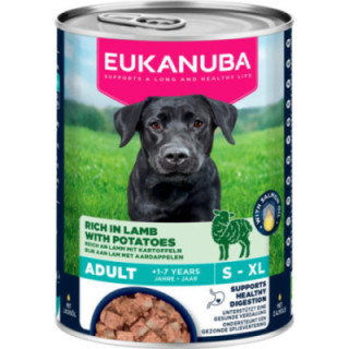 Våtfoder för vuxen hund, lam med potatis 400g