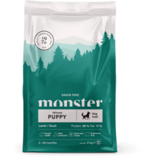 Monster foder GF valp Lamm/Anka 2 kg