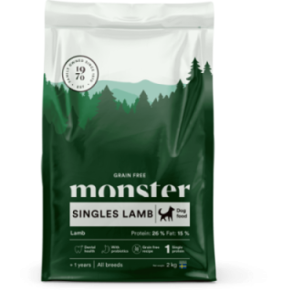 Monster Dog GF Singles Lamm 2 kg