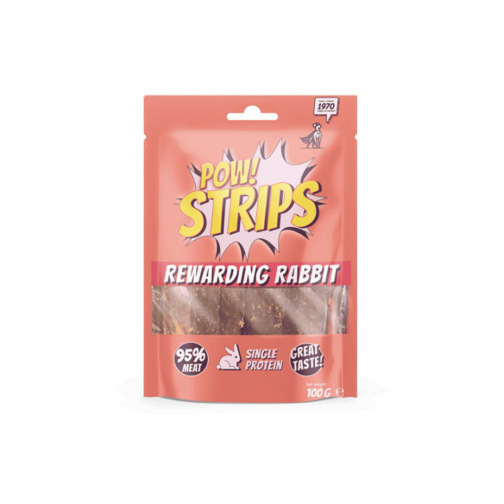POW Strips med kaninsmak 100 g