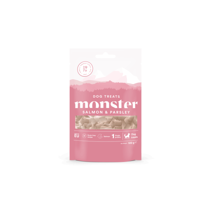 Monster hundgodis Ugnsbakad Lax /Persilja 100 g