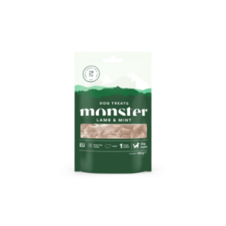 Monster Hundgodis Ugnsbakat Lamm/Mint 100 g