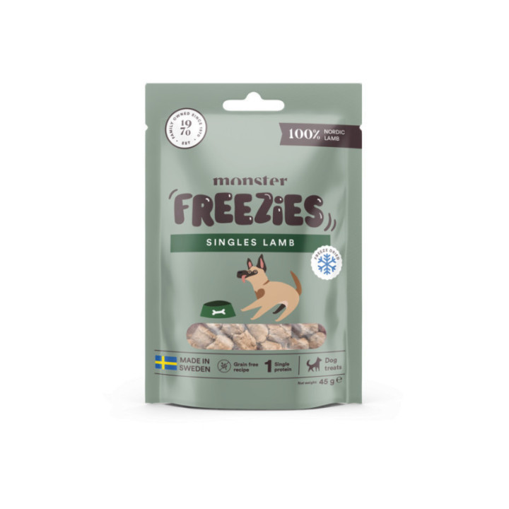 Monster Hundgodis Freezies Lamm 45 g