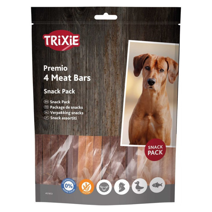 PREMIO 4 Meat Bars, kyckling, anka, lamm
